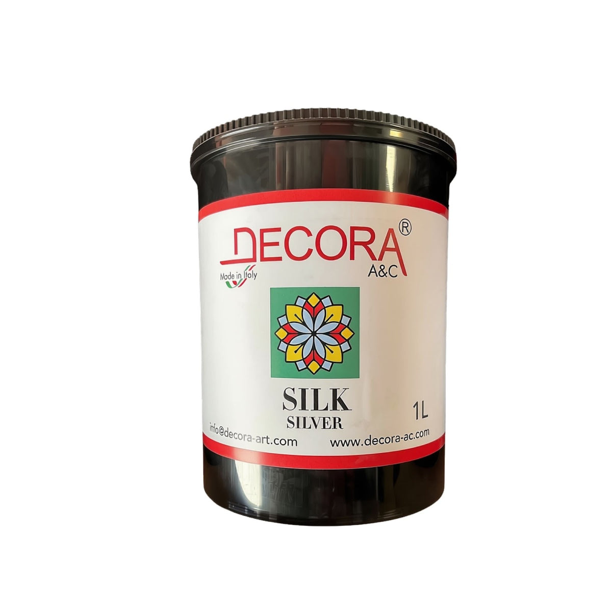 Decora Silk Silver Metallic Decorative Finish 1L — available from MVP Products, Caloundra QLD