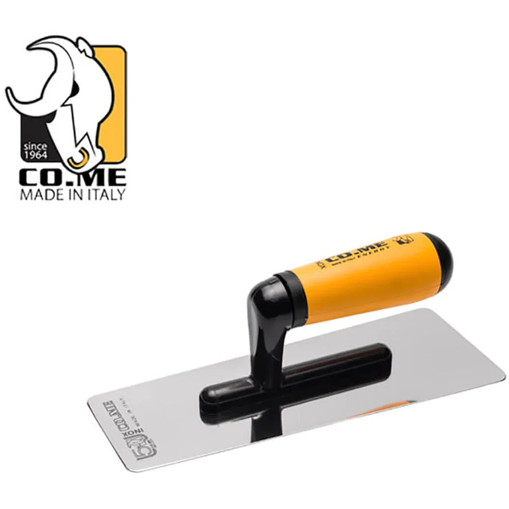 Co.Me Mirror Polished Rectangular Trowel — available from MVP Products, Caloundra QLD