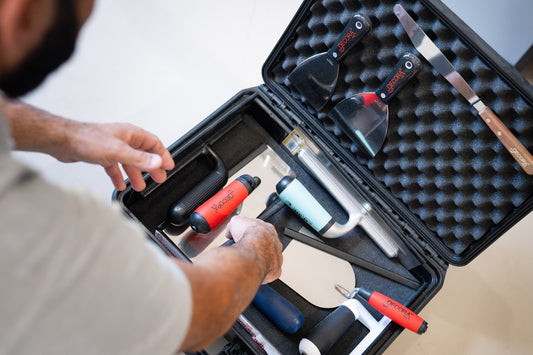 Decora "The Black Box" Professional Trowel Kit & Case — available from MVP Products, Caloundra QLD