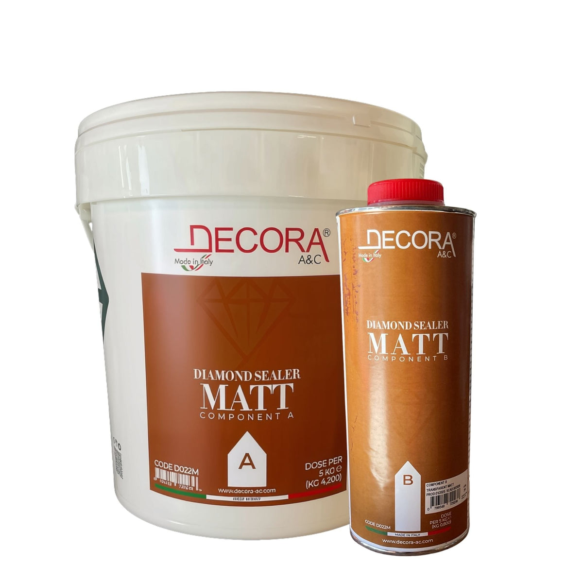Decora Diamond Matte Microcement Sealer Set 5kg — available from MVP Products, Caloundra QLD