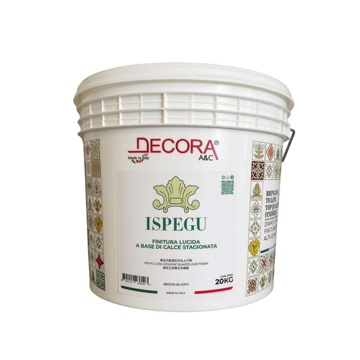 Decora Ispegu High Gloss Lime Venetian Plaster 20kg — available from MVP Products, Caloundra QLD