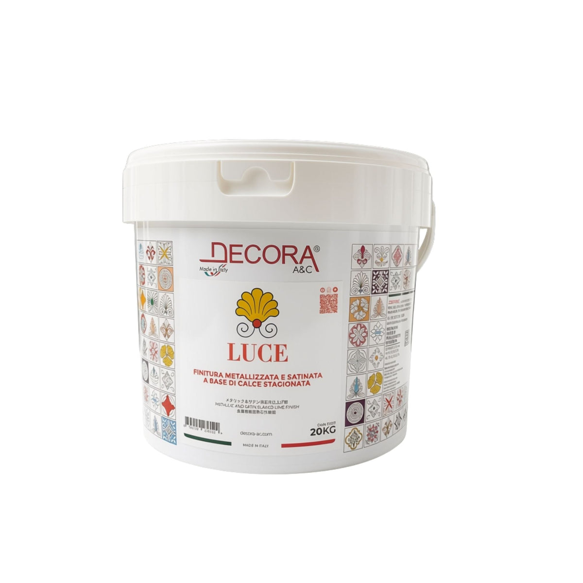 Decora Luce Metallic Satin Venetian Plaster 20kg — available from MVP Products, Caloundra QLD