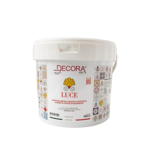 Decora Luce Metallic Satin Venetian Plaster 20kg — available from MVP Products, Caloundra QLD