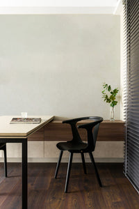 Decora Raffaello fine matte Venetian Plaster feature wall in a home office