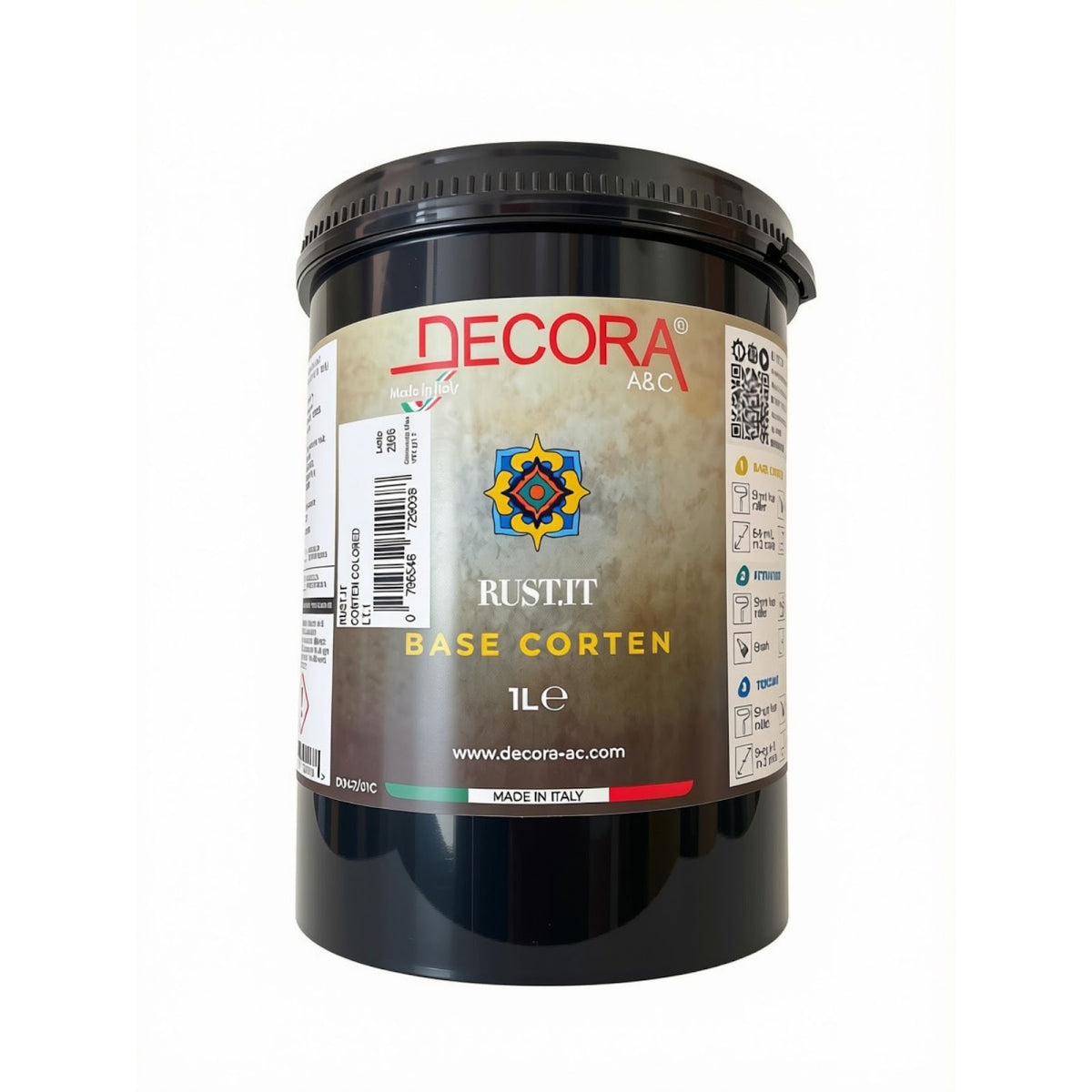 Decora Rust.IT Corten Rust Effect Base Coat — available from MVP Products, Caloundra QLD