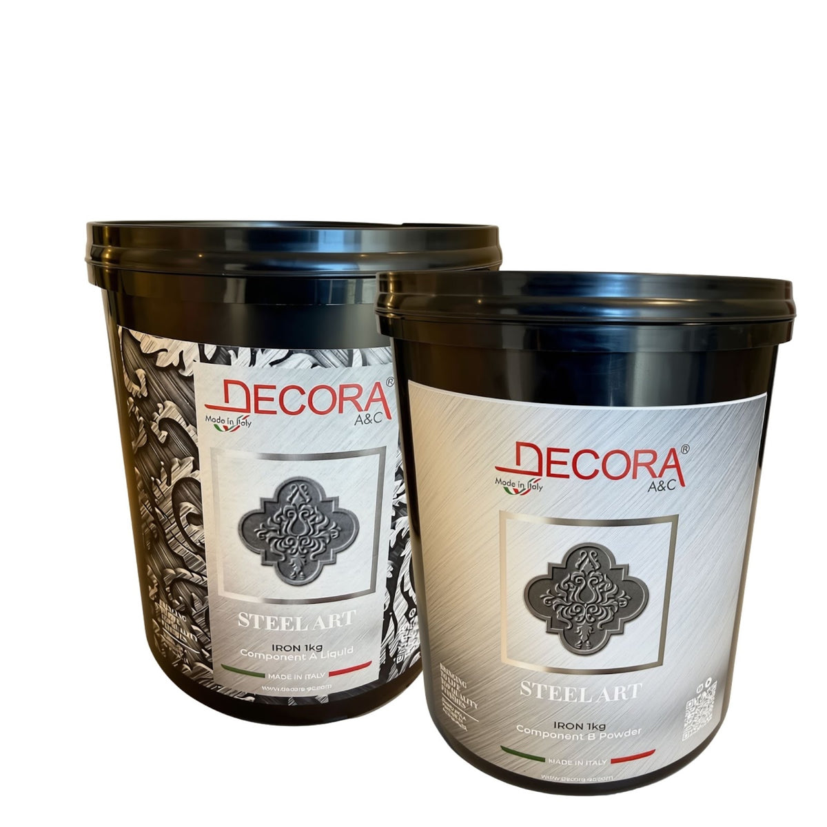 Decora Steel Art Iron Metallic Effect Finish 1kg — available from MVP Products, Caloundra QLD
