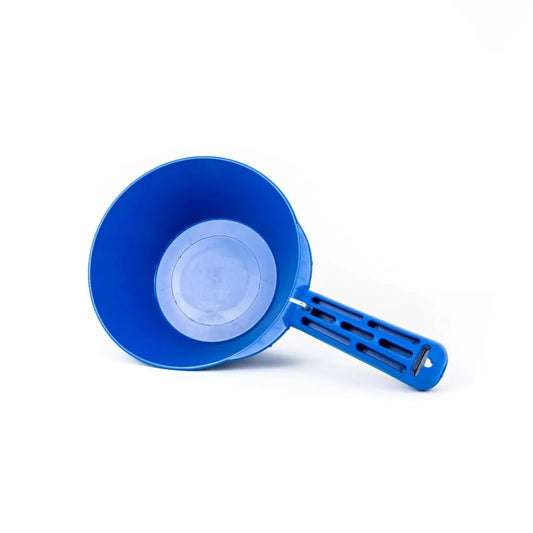 Kubala Blue Plastic Plaster Scoop 170mm — available from MVP Products, Caloundra QLD