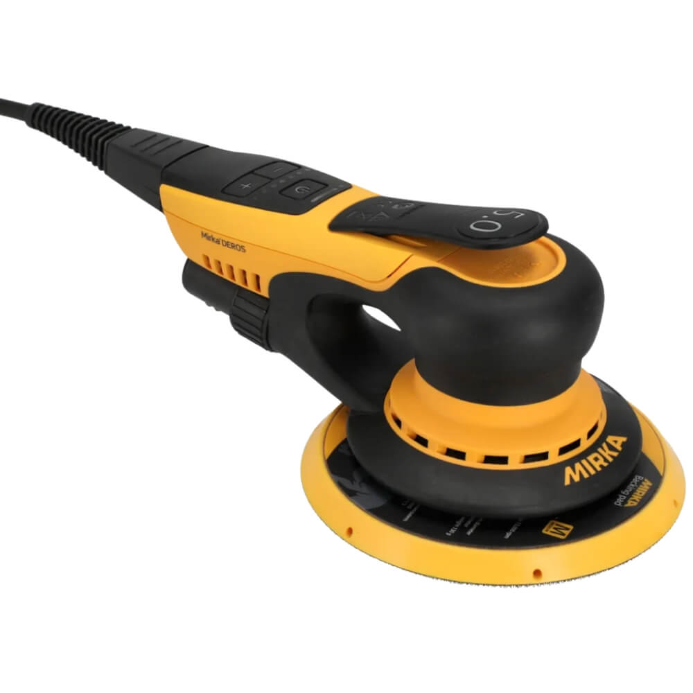 Mirka DEROS II 650AN Electric Sander 150mm 5.0mm Orbit — available from MVP Products, Caloundra QLD