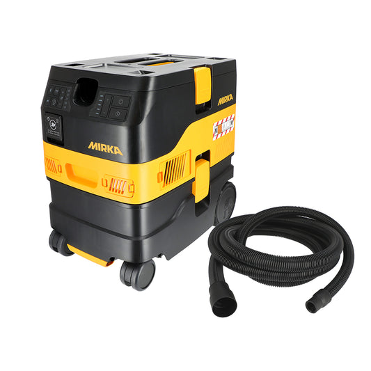 Mirka DEXOS 1217 M-Class Dust Extractor with 4m Hose — available from MVP Products, Caloundra QLD
