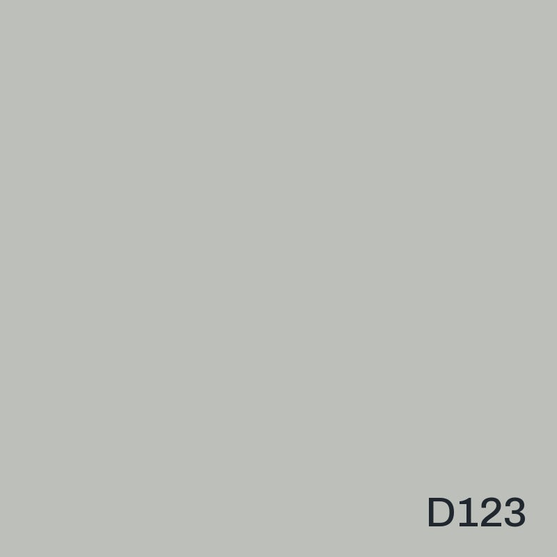 Decora Diamond Microcement Colour Sample Brochure in colour D123 — colour swatch, MVP Products